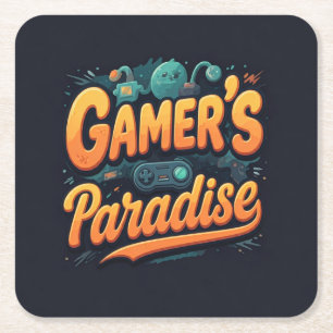 Gamer's Paradise Kartonnen Onderzetters
