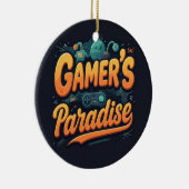 Gamer's Paradise Keramisch Ornament (Rechts)