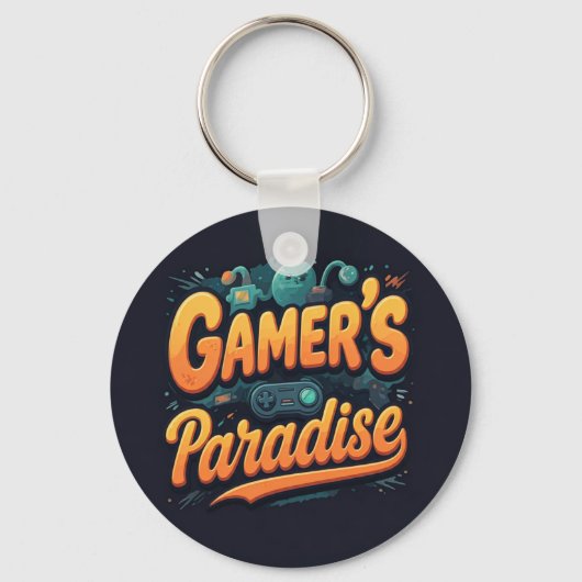 Gamer's Paradise Sleutelhanger (Voorkant)