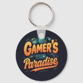 Gamer's Paradise Sleutelhanger (Achterkant)