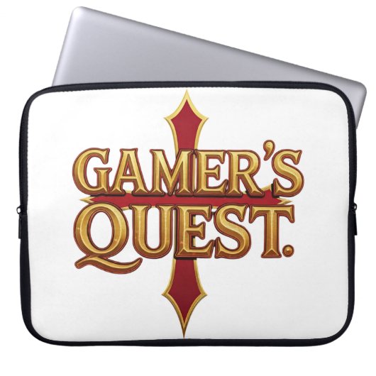 Gamer's Quest Electronics Bag Laptop Sleeve (Voorkant)