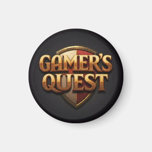 Gamer's Quest Magneet (Voorkant)
