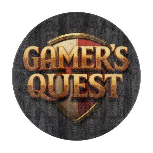 Gamer's Quest Snijplank (Voorkant)