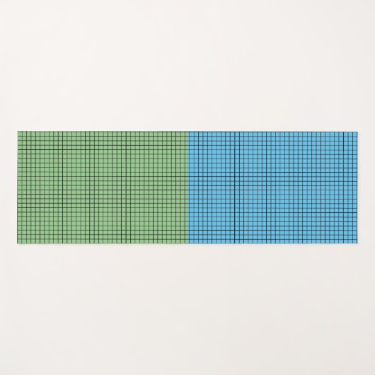 Gamers raster Twee gesteunde 4 kleuren Yogamat (Voorkant (horizontaal))