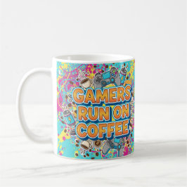 Gamers Run On Coffee – Funny Coffee Mok voor gamer