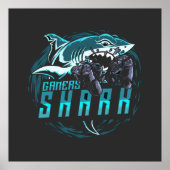 Gamers Shark | Gokken Poster (Voorkant)