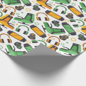 Gamers spelen cadeaupapier (Hoek)