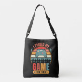 Gamers stemmingsretro design Crossbody Bags Crossbody Tas (Achterkant)
