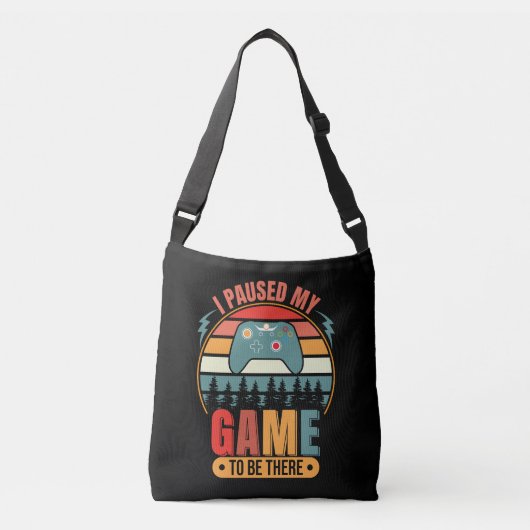 Gamers stemmingsretro design Crossbody Bags Crossbody Tas (Voorkant)
