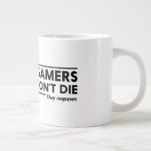 Gamers sterven niet grote koffiekop (Rechts)
