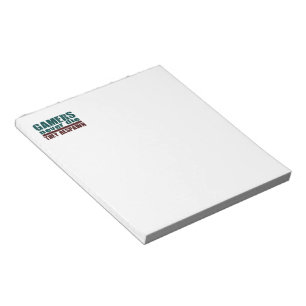 Gamers sterven nooit... notitieblok