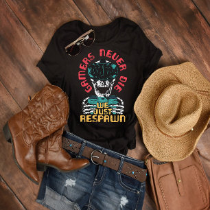 Gamers sterven nooit T-Shirt