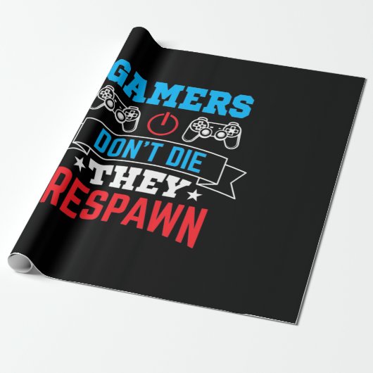 Gamers They Cadeaupapier (Uitgerold)