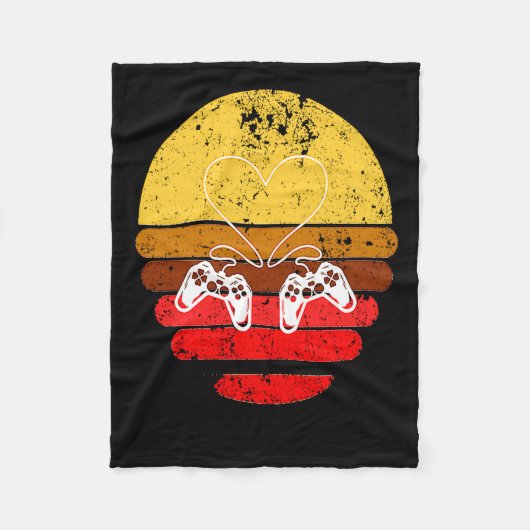 Gamers Valentine Valentines Day For Gamers 1  Fleece Deken (Voorkant)