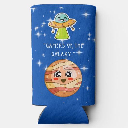 GAMERS VAN DE GALAXY SELTZER BLIKJESKOELER (Achterkant)