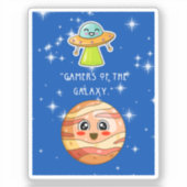 GAMERS VAN DE GALAXY STICKER (Voorkant)