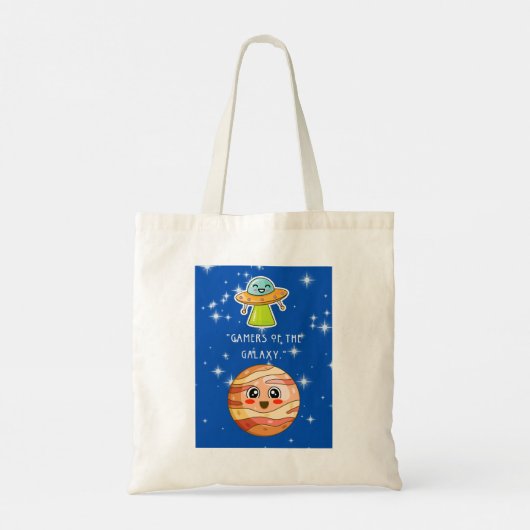 GAMERS VAN DE GALAXY TOTE BAG (Achterkant)
