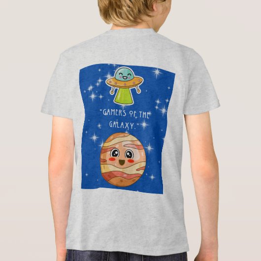 GAMERS VAN DE GALAXY Tri-Blend SHIRT (Achterkant)