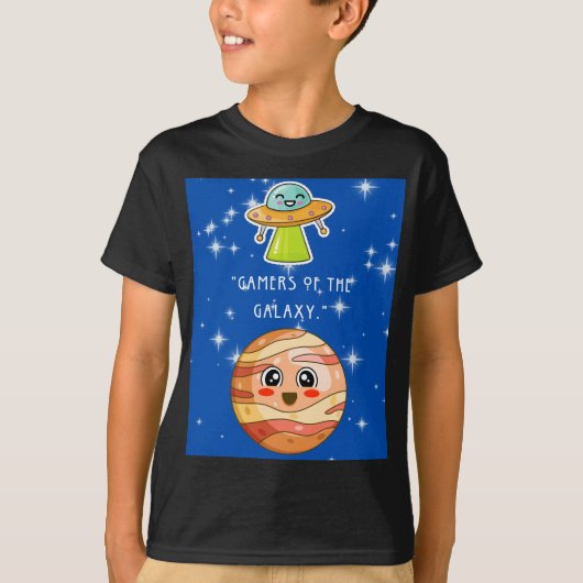 GAMERS VAN HET MELKWEGSTELSEL T-SHIRT (Voorkant)