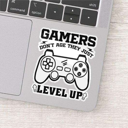 Gamers verouderen niet, ze verhogen alleen gamelie sticker (Detail)