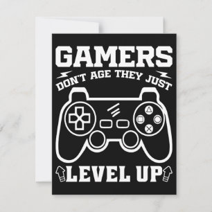 Gamers Worden Niet Ouder Ze Levelen Alleen Maar Op Feestdagenkaart