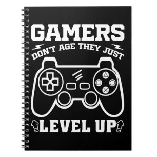 Gamers Worden Niet Ouder Ze Levelen Alleen Maar Op Notitieboek