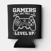 Gamers zijn niet ouder ze nivelleren alleen maar v blikjeskoeler (Achterkant)