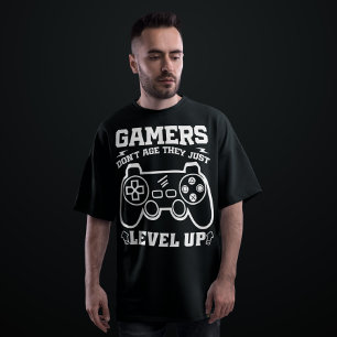 Gamers zijn niet ouder ze nivelleren alleen maar v t-shirt