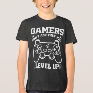 Gamers zijn niet ouder ze nivelleren alleen maar v Tri-Blend shirt