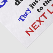 Gamers zijn onsterfelijk! tissue papier (Detail)