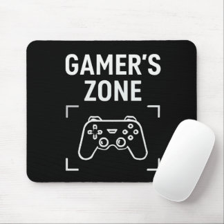 GAMER'S ZONE Minimalist Gaming MousePad Muismat