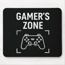 GAMER'S ZONE Minimalist Gaming MousePad Muismat