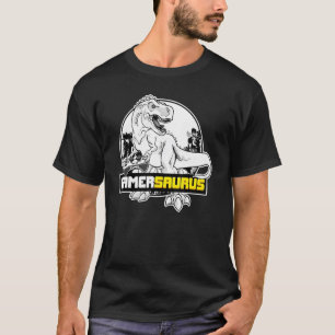 Gamersaurus Gamer Dinosaur Video Game Gaming T-shirt