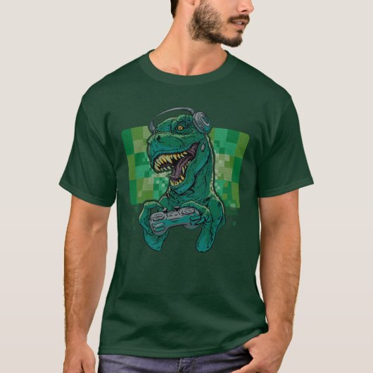 Gamersaurus Rex T-shirt (Voorkant)
