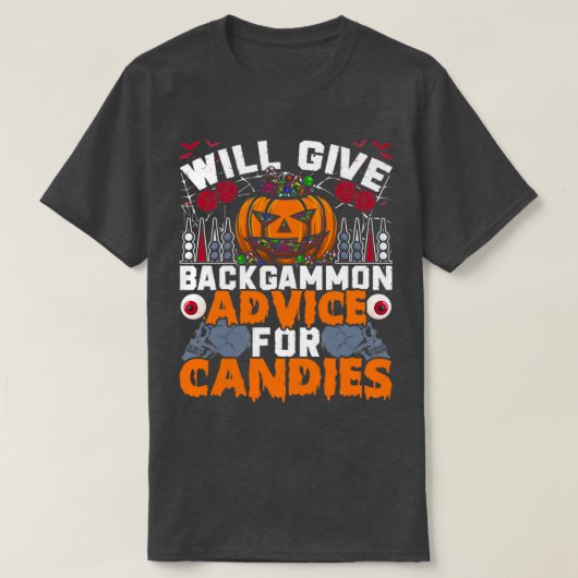 Games Board Game Geek Play Backgammon Gifts Ideaal T-shirt (Design voorkant)