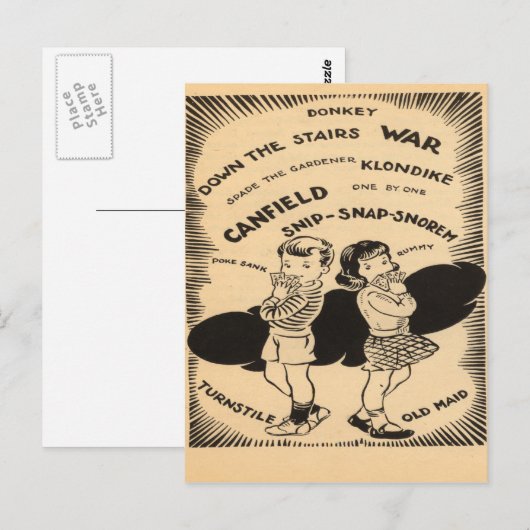  games briefkaart (Voorkant / Achterkant)