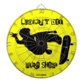 GAMES - DART BOARD - LIBERTY DOG PRO SKATEBOARDING DARTBORD (Voorkant)