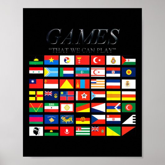 Games die we kunnen spelen poster (Voorkant)