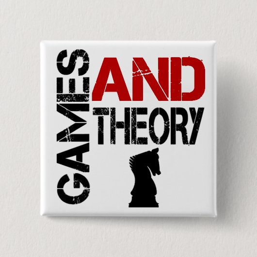 Games en theoretische Button (Voorkant)
