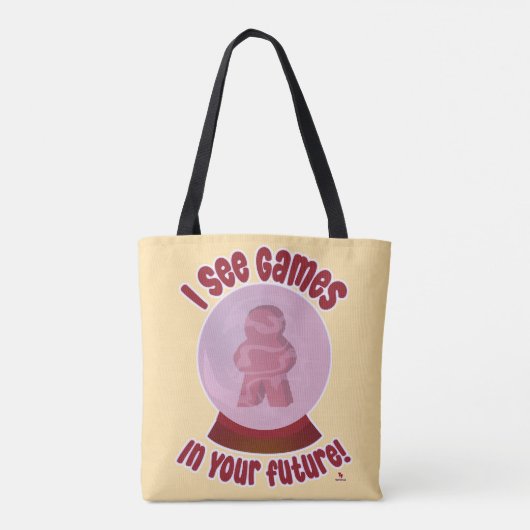 Games For Future Gamer Prediction Design Tote Bag (Achterkant)