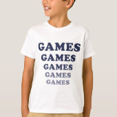 Games games spelen games t-shirt (Voorkant)
