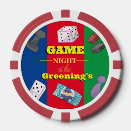 Games nachtspel gokken partij poker chips