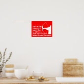 Games of Hunger Grappige Poster Aanplakbiljet (Keuken)