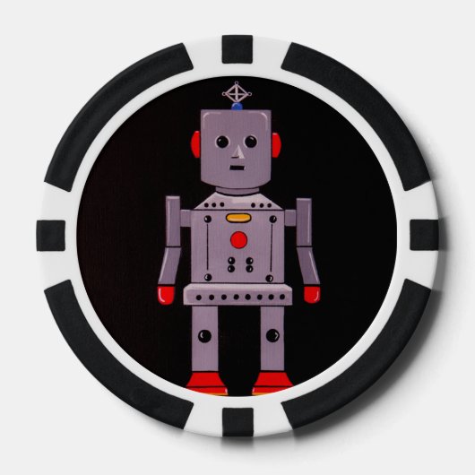 Games On...met Robby de Robot! Poker Chips (Voorkant)