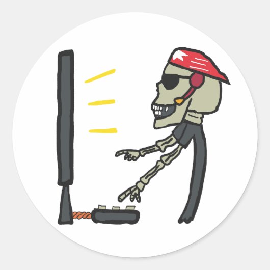 games ronde sticker (Voorkant)