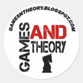 Games & Theory Sticker (Voorkant)