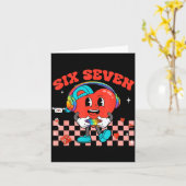 Games Valentine 67 Six Seven Funny Gamer Heart Cut Kaart (Gele Bloem)