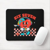 Games Valentine 67 Six Seven Funny Gamer Heart Cut Muismat (Met muis)