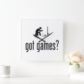 games vierkante klok (Huis)