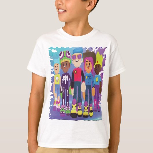 Games voor kinderen t-shirt (Voorkant)